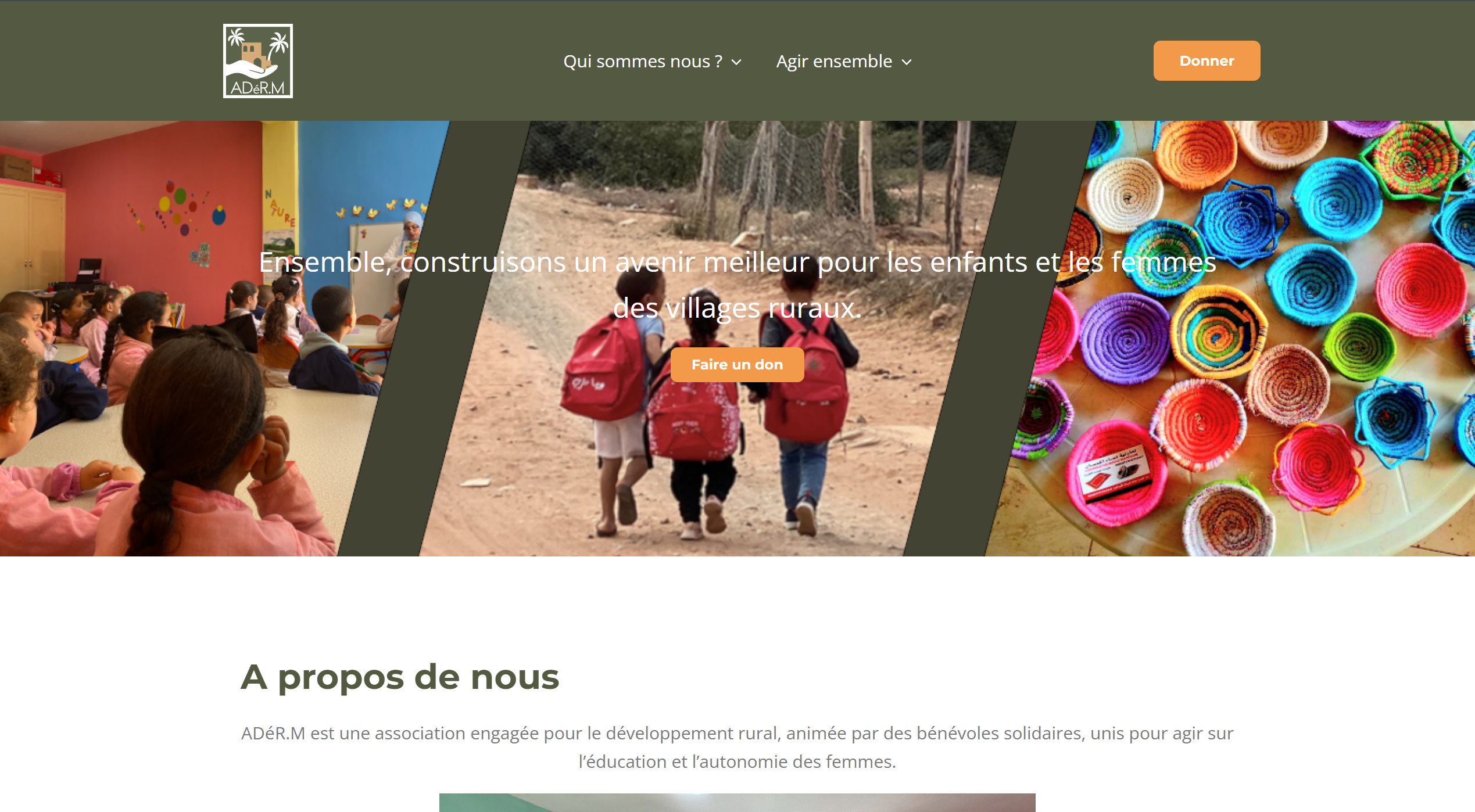 ADER Maroc - Page d'accueil