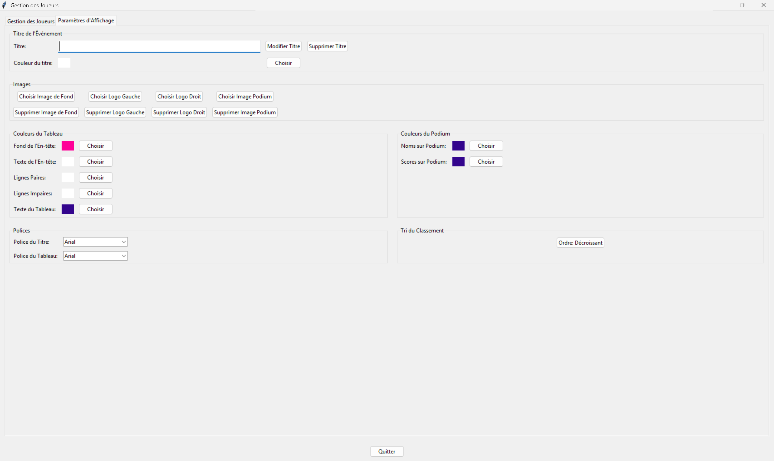 Interface Graphique - Vue 3